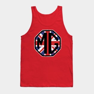 The MG logo with Union Jack background. Cool! Tank Top